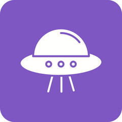 UFO Line Color Icon