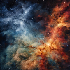 Fototapeta premium cosmic nebula