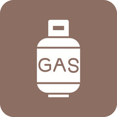 Gas Cylinders Line Color Icon