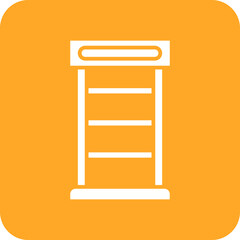 Shelves Line Color Icon