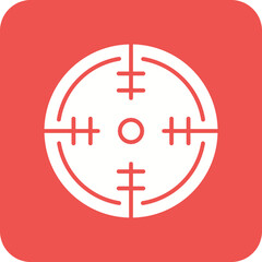 Army Target Line Color Icon
