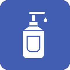 Hand Soap Line Color Icon