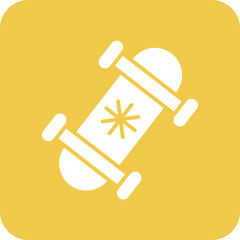 Snowboard Line Color Icon