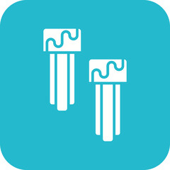 Churros Line Color Icon