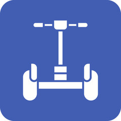 Segway Line Color Icon