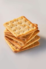 A pile of five sweet crackers