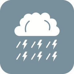 Storm Line Color Icon