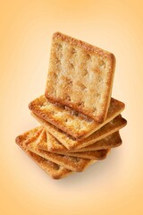 A pile of seven sugary sweet crackers