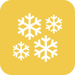 Snowflake Line Color Icon