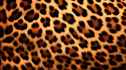 Foto op Plexiglas Seamless animal print, Wild feline patterns, Natural hues with textured feel © MDRAKIBUL