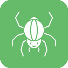 Spider Line Color Icon
