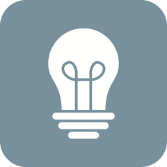 Light Bulb Line Color Icon