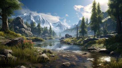 A stunning landscape in evolving immersive and captivating impact game worlds