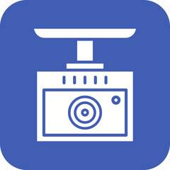 Camera Drive Line Color Icon