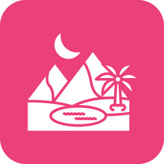 Oasis Line Color Icon