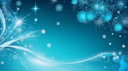 Fototapeta na wymiar Aqua color high resolution background with lighting effect and sparkle with copy space for text. Background images for banner and poster. Aqua silvester background
