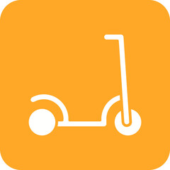 Scooter Line Color Icon