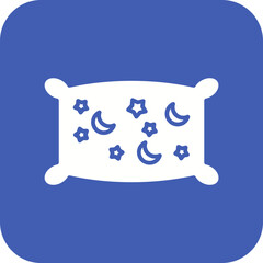 Baby Pillow Line Color Icon