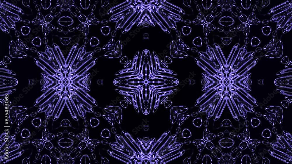 Aufkleber abstract kaleidoscope with geometric pattern. kaleidoscopic background design. hypnotic background. 