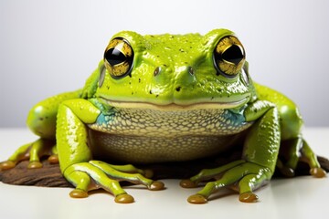 Obraz premium A close up of a frog on a table