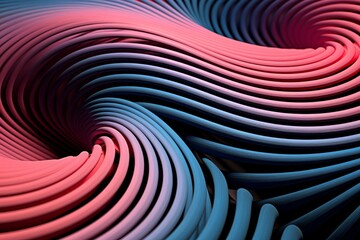 abstract fractal background of curving lines