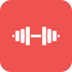 Barbells Line Color Icon
