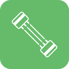 Chest Expander Line Color Icon