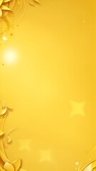 Yellow royal background design. High resolution background with lighting effect and sparkle with copy space for text. Background images for banner and poster.