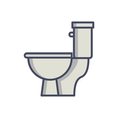 toilet icon design vector template