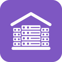 Data Center Line Color Icon