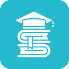 Education Line Color Icon