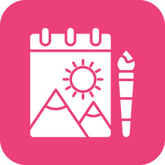 Painting Line Color Icon