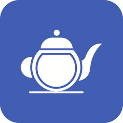 Teapot Line Color Icon