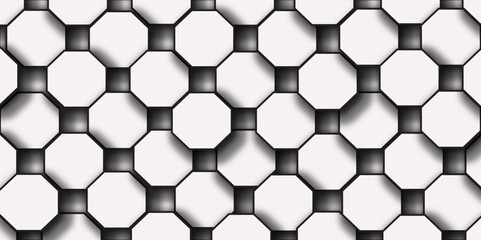 Abstract white background with hexagon and hexagonal background. geometric mesh cell texture. Luxury white pattern with hexagons. Vector illustration.3D futuristic abstract honeycomb mosaic background