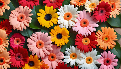Fototapeta na wymiar Gerbera flower background 