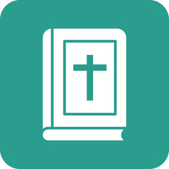Obraz premium Bible Line Color Icon