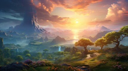 Fantasy landscape art and its profound impact on player engagement and emotional connection to the magical game world