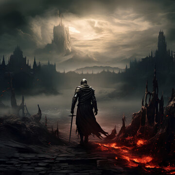 Dark Souls Loneliness Landscape 2048x2048