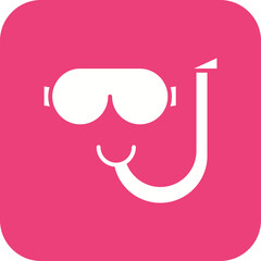 Diving Line Color Icon