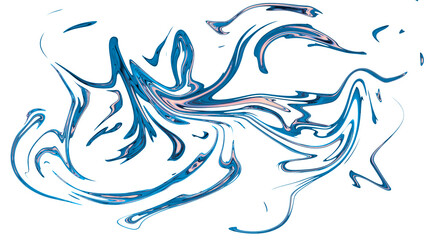 Abstract background with waves. Mixed paint