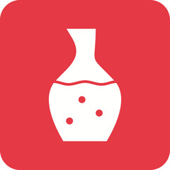 Decanter Line Color Icon