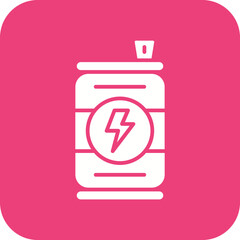 Energy Drink Line Color Icon