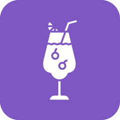 Margarita Line Color Icon