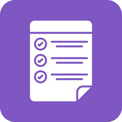 Tasks Checklist Line Color Icon