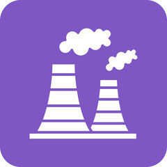 Air Pollution Line Color Icon
