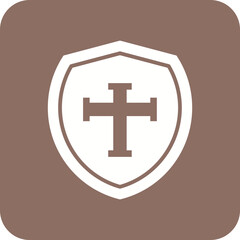 Obraz premium Crest Line Color Icon