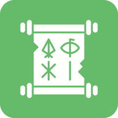 Runes Line Color Icon