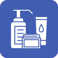 Skincare Line Color Icon
