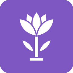 Flower Line Color Icon