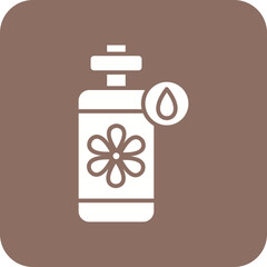 Body Massage Oil Line Color Icon